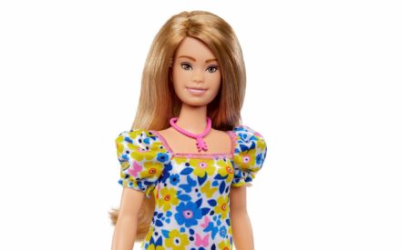 Eine erste Barbie-Puppe mit Down-Syndrom