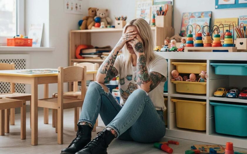 Instabilität im System der frühen Bildung - Symbolbild einer Berliner Erzieherin