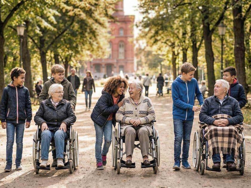 Lernen durch Engagement - Schüler betreuen ältere Menschen