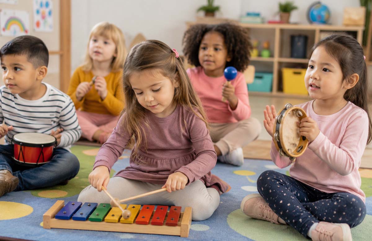 Die Wirkung musikalischer Früherziehung auf die Entwicklung von Kindern - Musik in der Kita