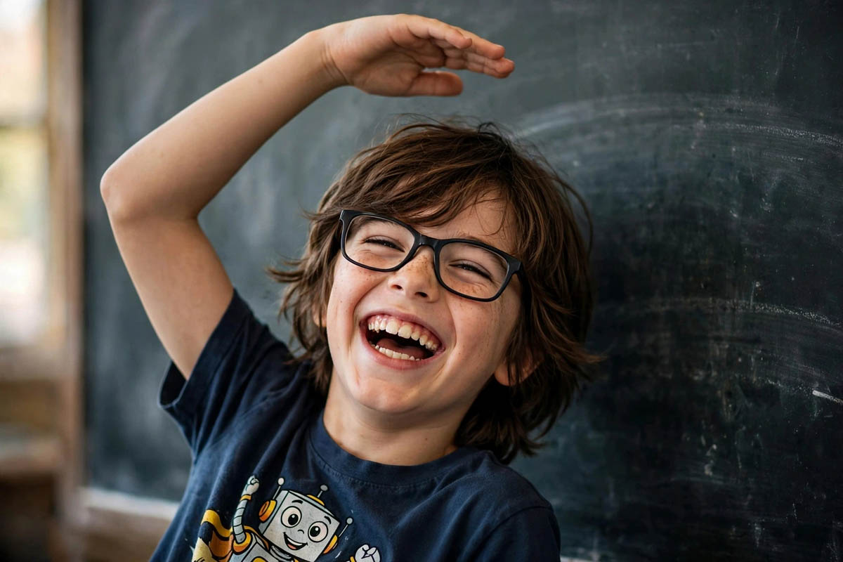 „Ich kann das NOCH nicht“ – wie „Growth Mindset” Lernen verändert – Hier ein selbstbewusster Junge